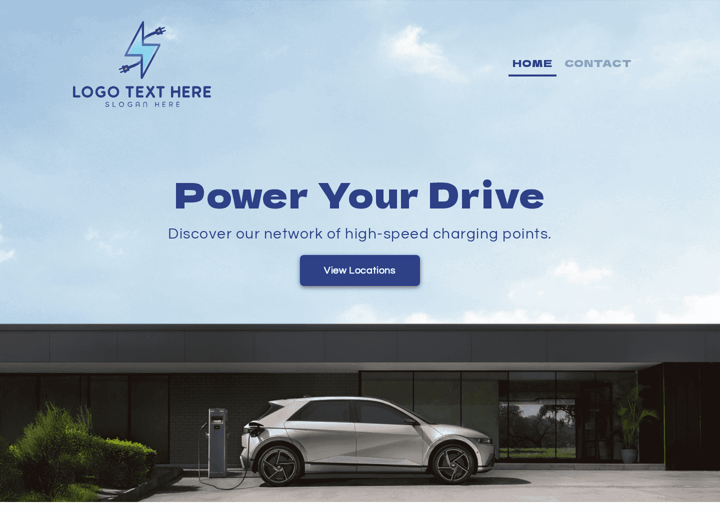 EV Charging Station Website Preview