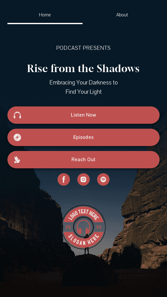 Life Coach Podcast Bio link template