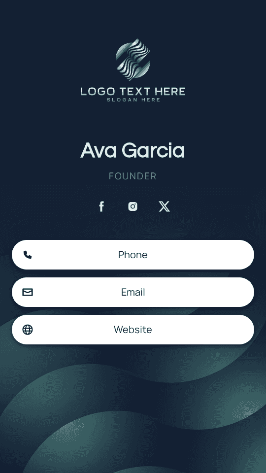 Generic Enterprise Founder Digital Business Card