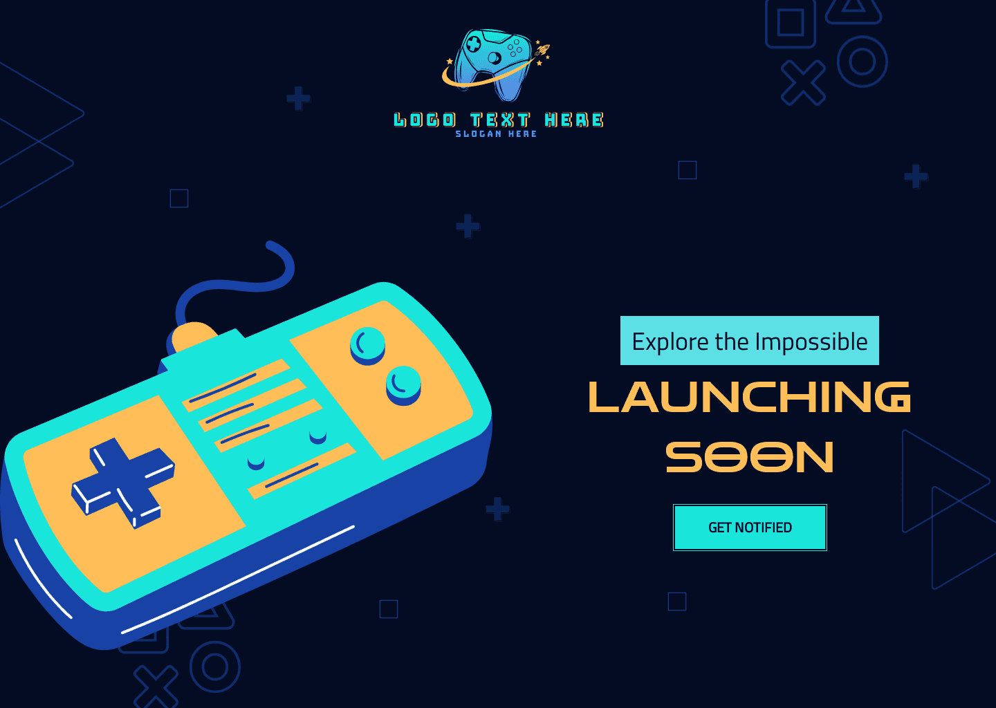 Video Game Launch Website Preview
