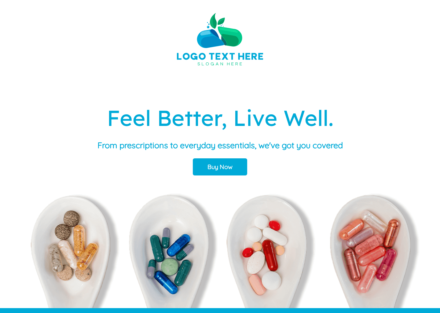 Medicine Pills Pharmacy Website Preview