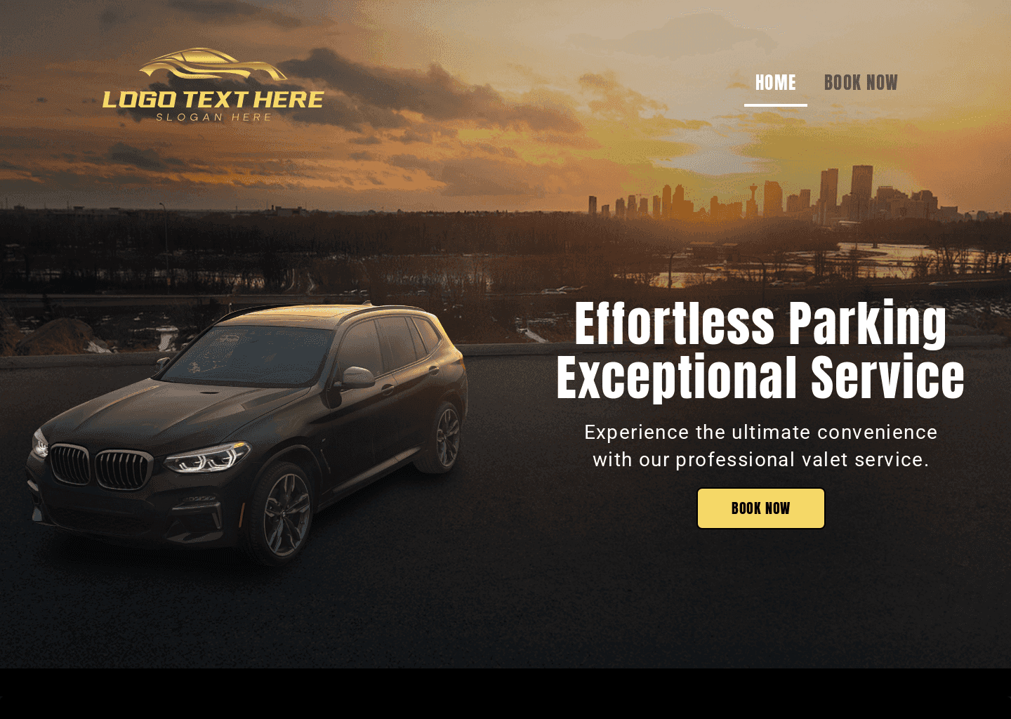 Automotive Valet Service Website Preview