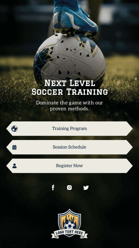 Soccer Skills Class Link in Bio Preview