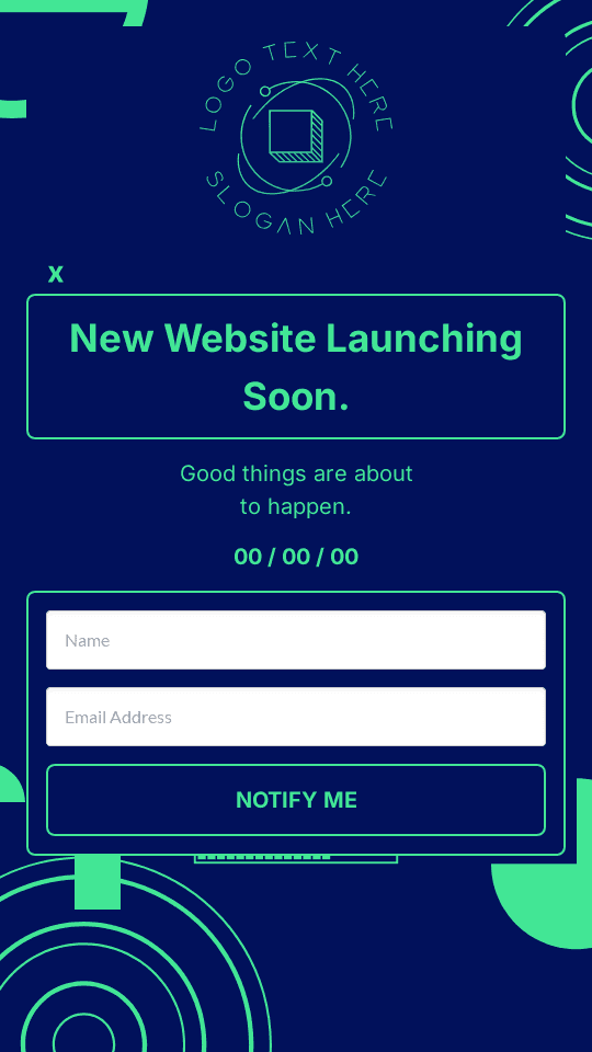 Simple Coming Soon Bio link template