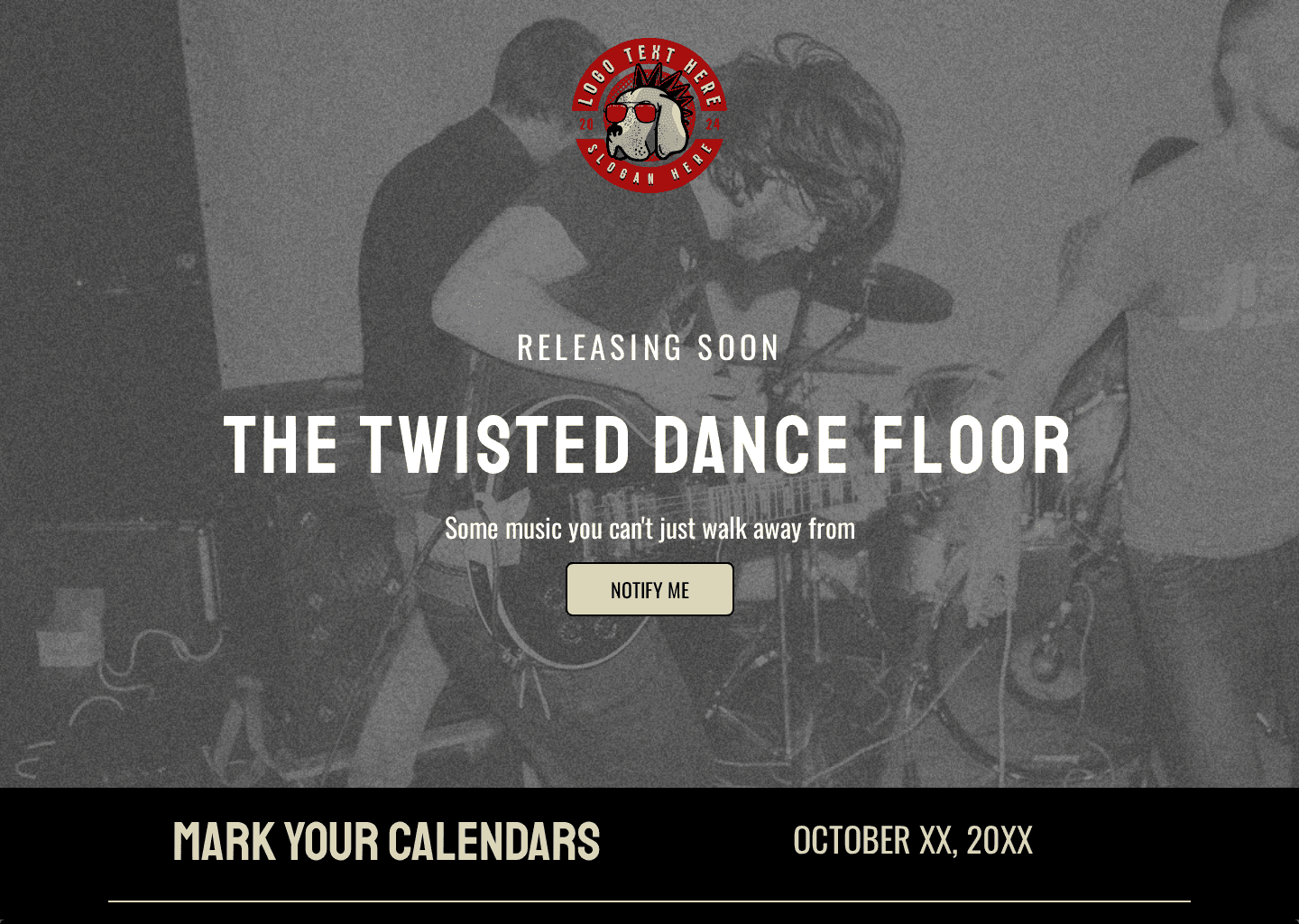 Rock Band Music Website