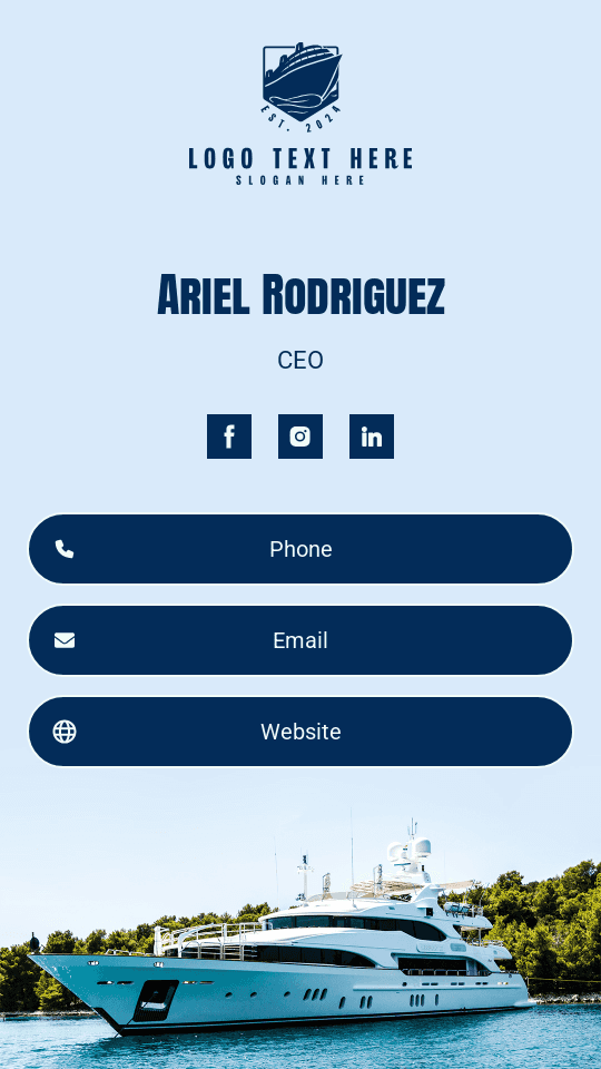 Boat Detailing CEO Digital Business Card