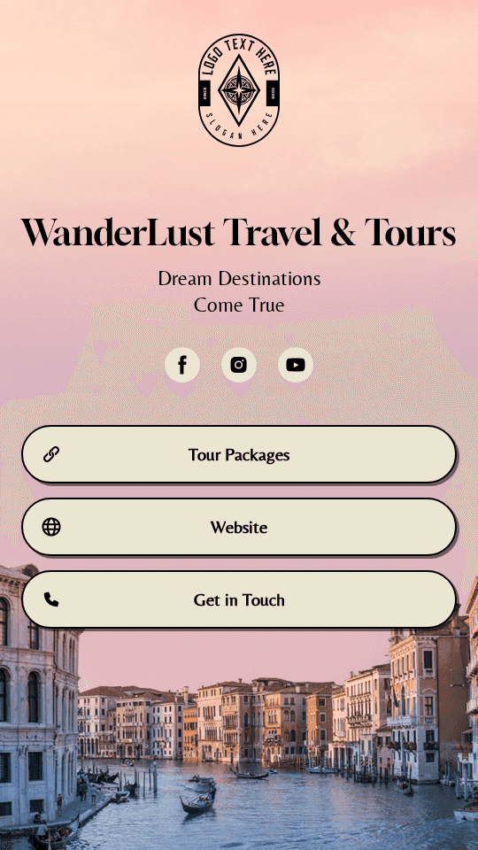 Travel Tour Package Link in Bio Preview