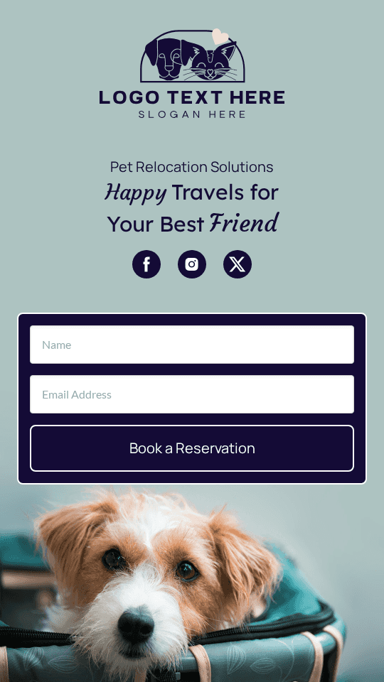 Pet Transport Relocation Link in Bio Preview