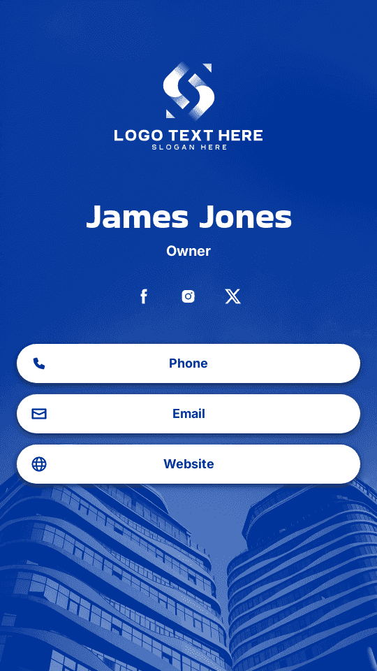 Generic Enterprise Entrepreneur Digital Business Card Preview
