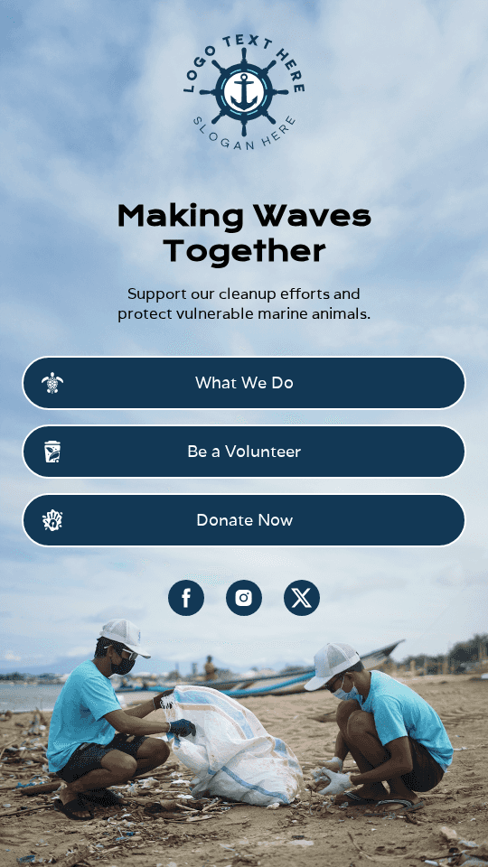 Ocean Cleanup Drive Link in Bio Preview