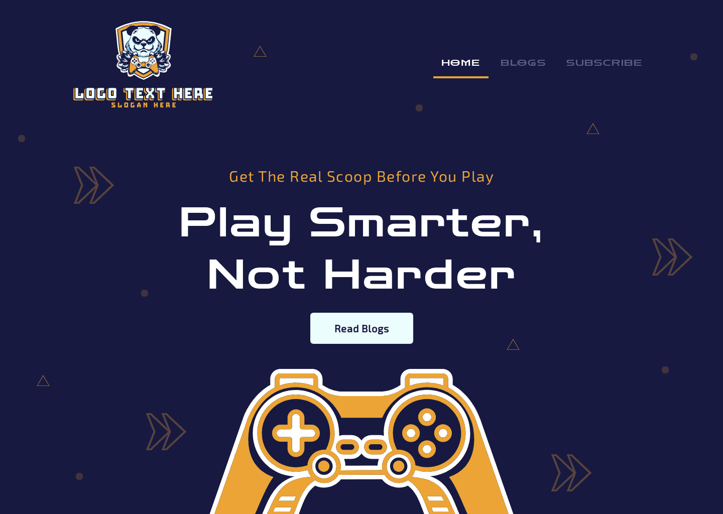 Gaming Blog Review Website Preview