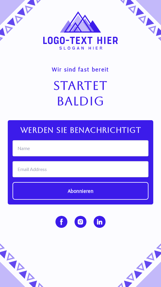 Allgemeiner Geschäftsstart Link in Bio