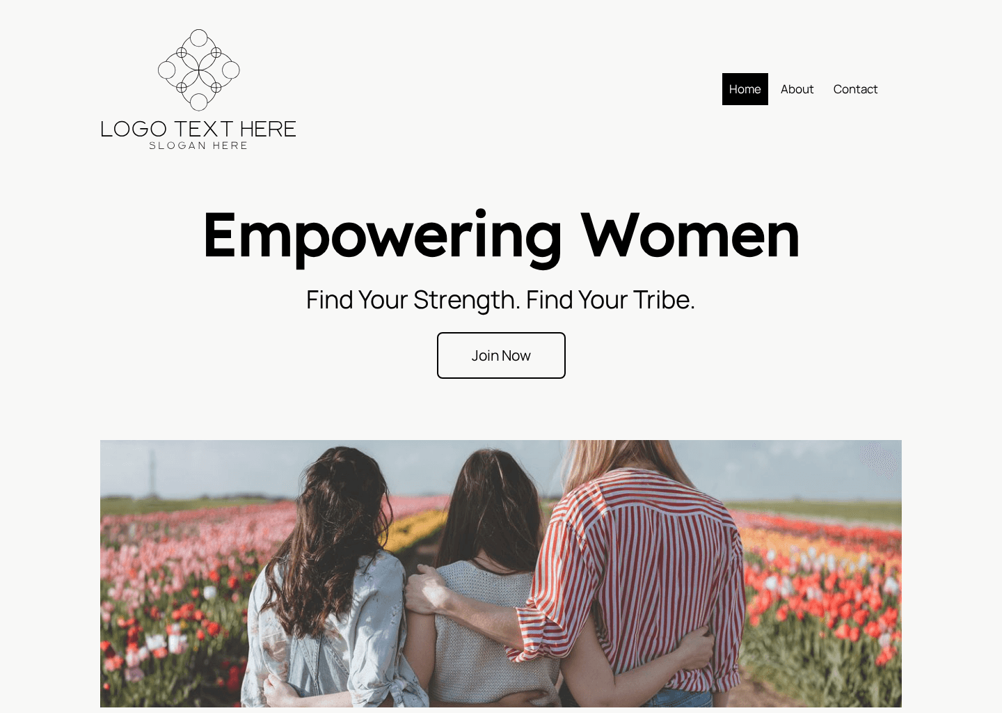 Women's Support Group Website Preview