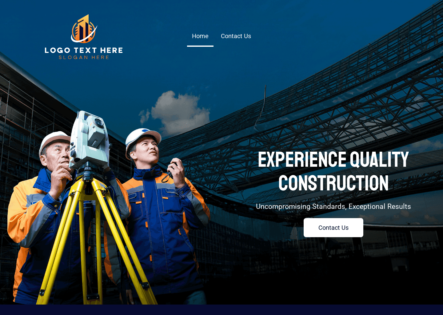 Building Construction website template