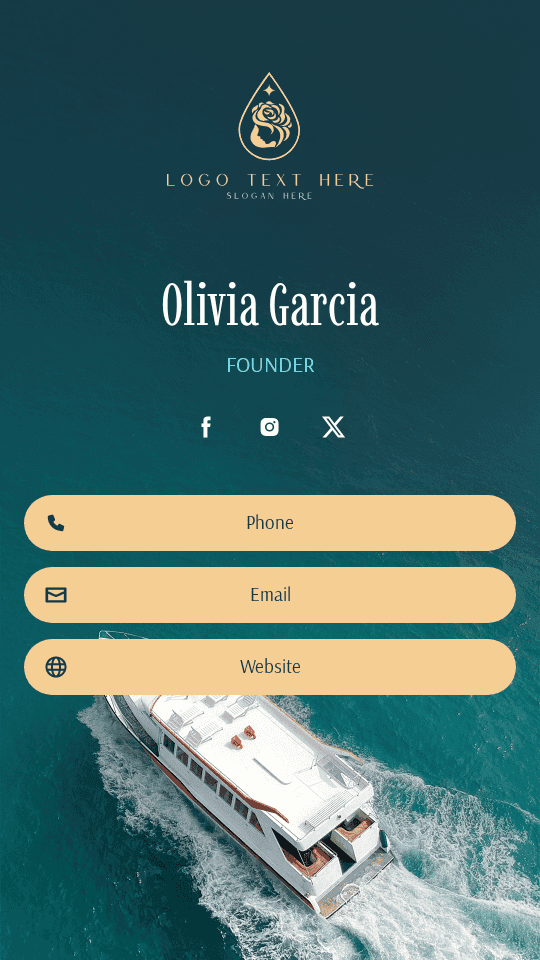 Boat Detailing CEO Digital Business Card Preview