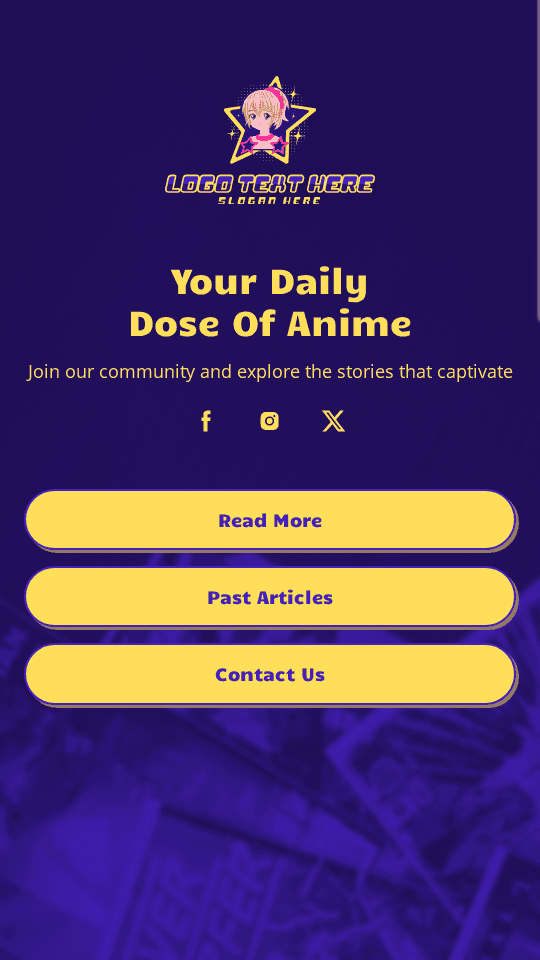 Japanese Anime Blog Link in Bio Preview