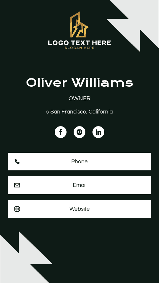 Accounting Firm Owner Digital Business Card Preview