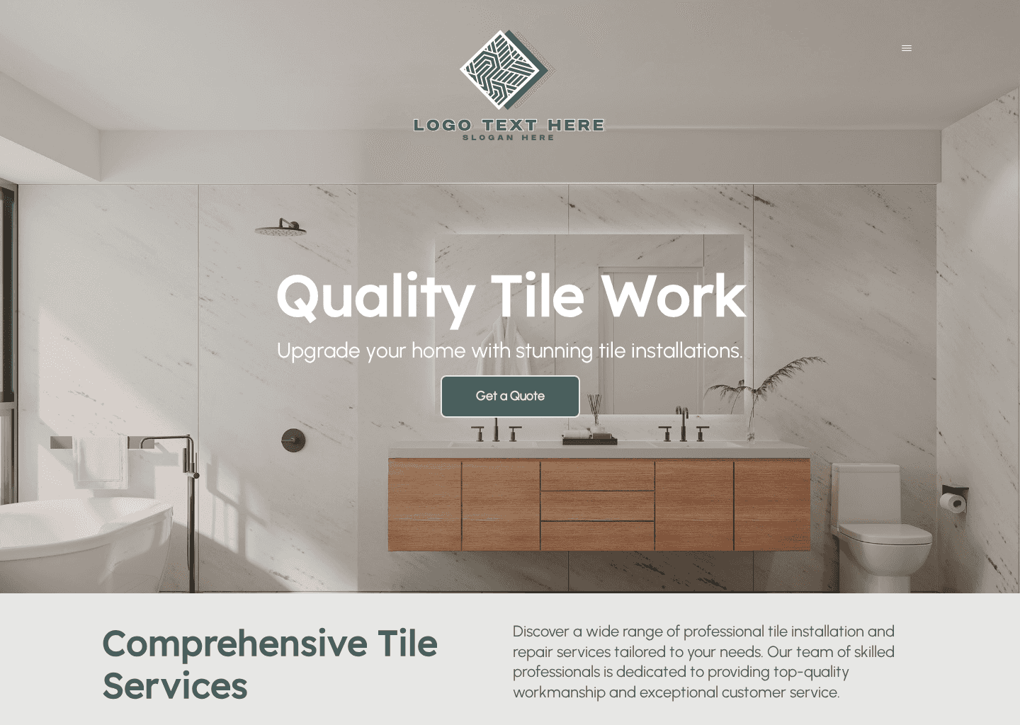Tiles Installation Website Preview