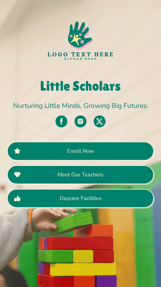 Children Daycare School Link in Bio Preview