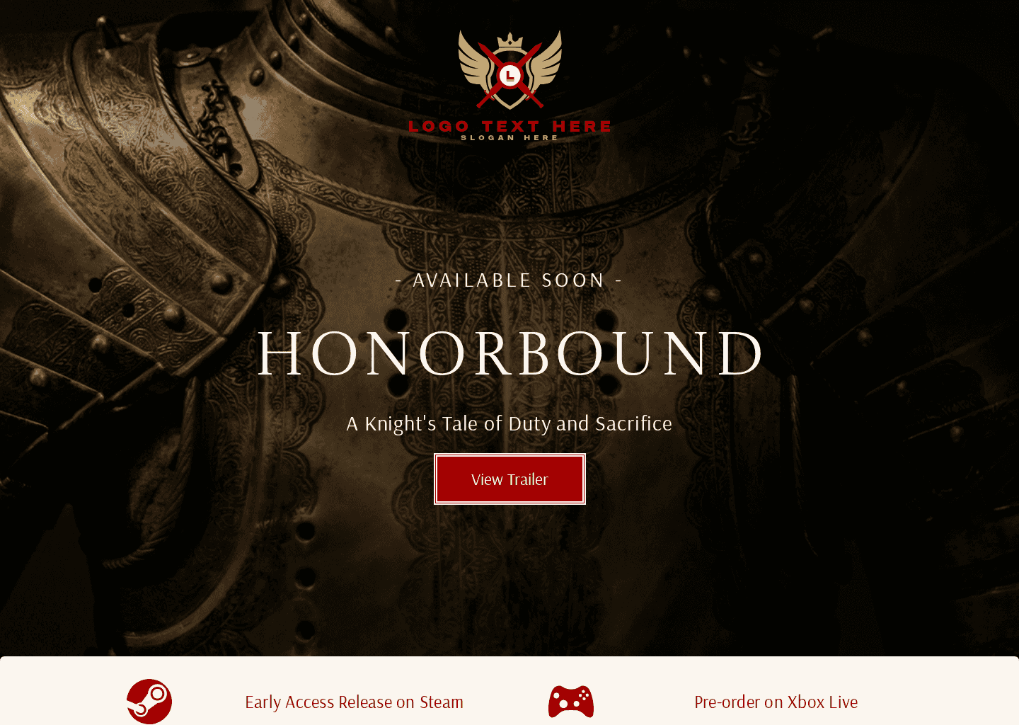 Knights Game Launch Website