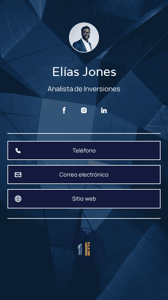 Analista de Inversiones de Capital Digital Business Card