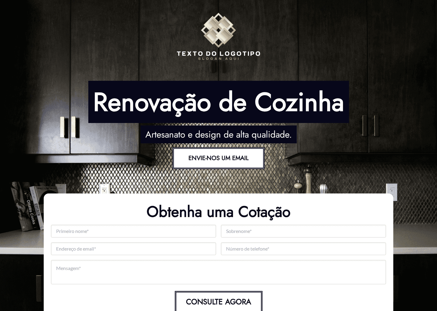 Cozinha da Casa Website Preview