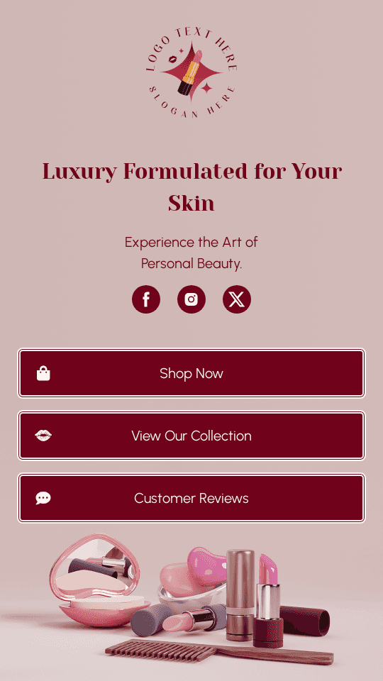 Makeup Cosmetics Atelier Link in Bio Preview