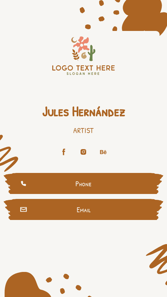 Digital Art Artist Digital Business Card