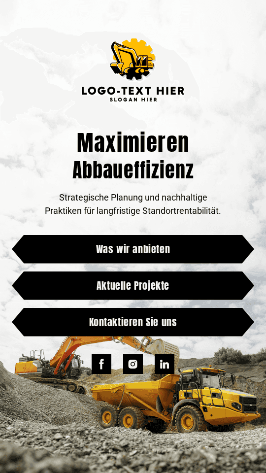 Professioneller Bergbauservice Link in Bio