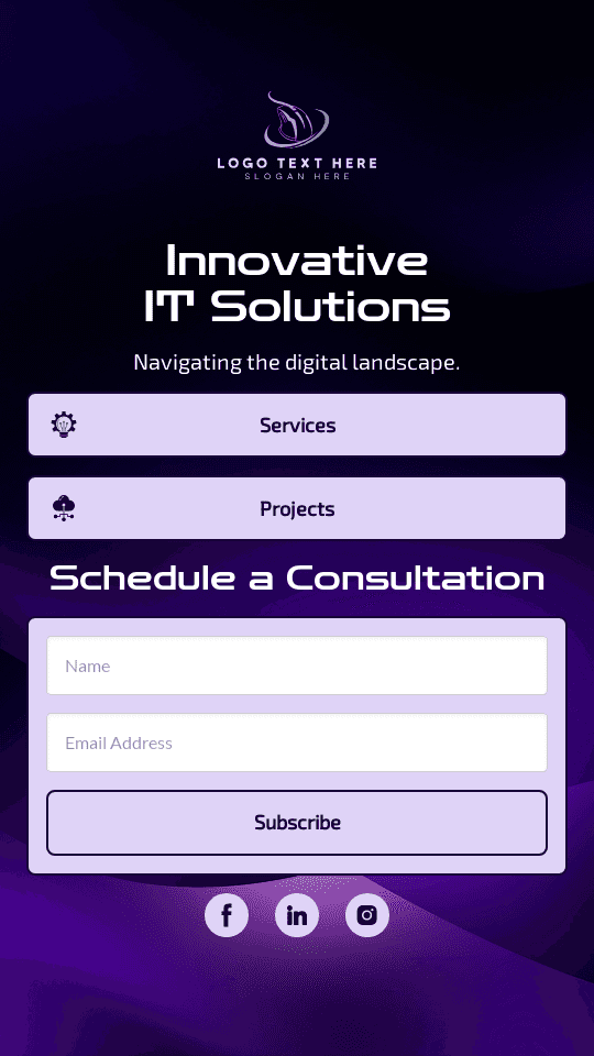 IT Consulting Services Link in Bio Preview