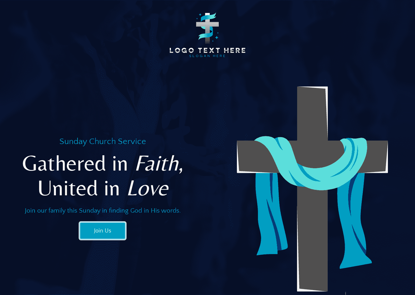Religious Faith Mass Website Preview