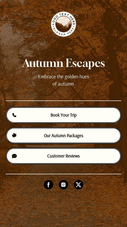 Autumn Travel Package Link in Bio Preview