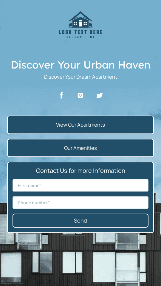 Apartment Property Rental Link in Bio Preview