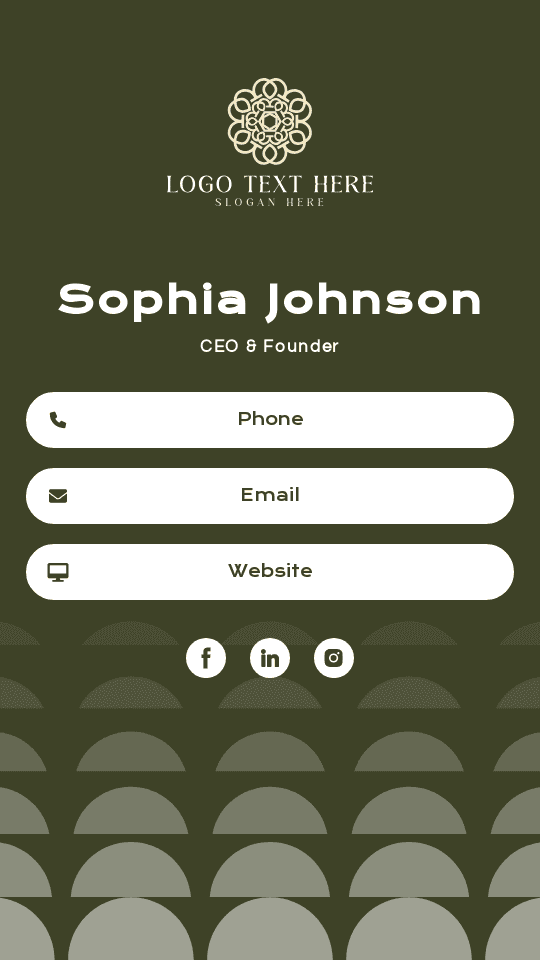 Chief Executive Officer Digital Business Card