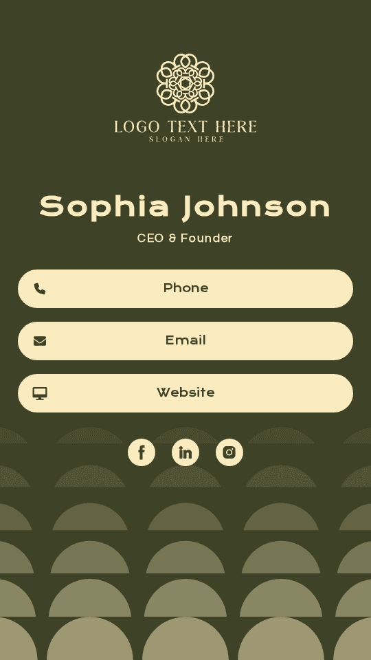 Chief Executive Officer Digital Business Card