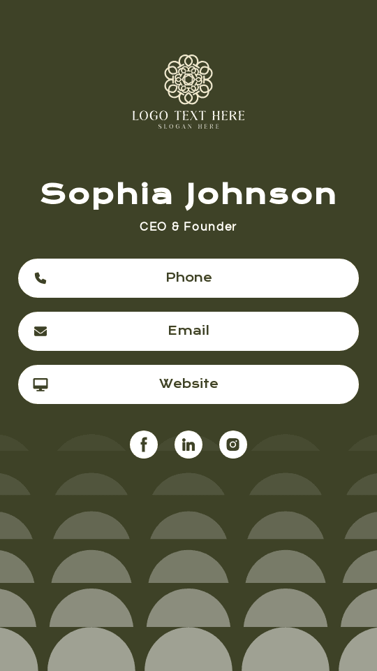 Chief Executive Officer Digital Business Card