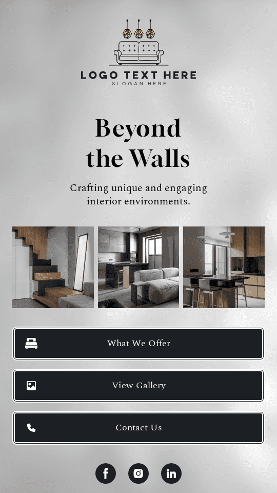 Interior Design Studio Link in Bio Preview