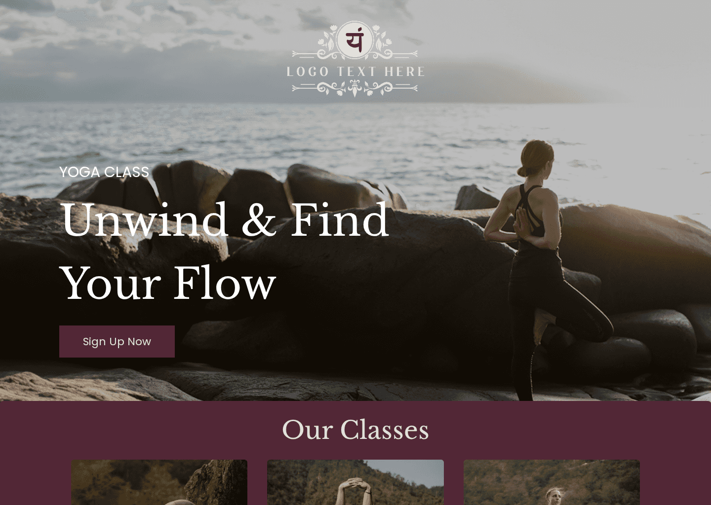 Pilates Studio Website Preview