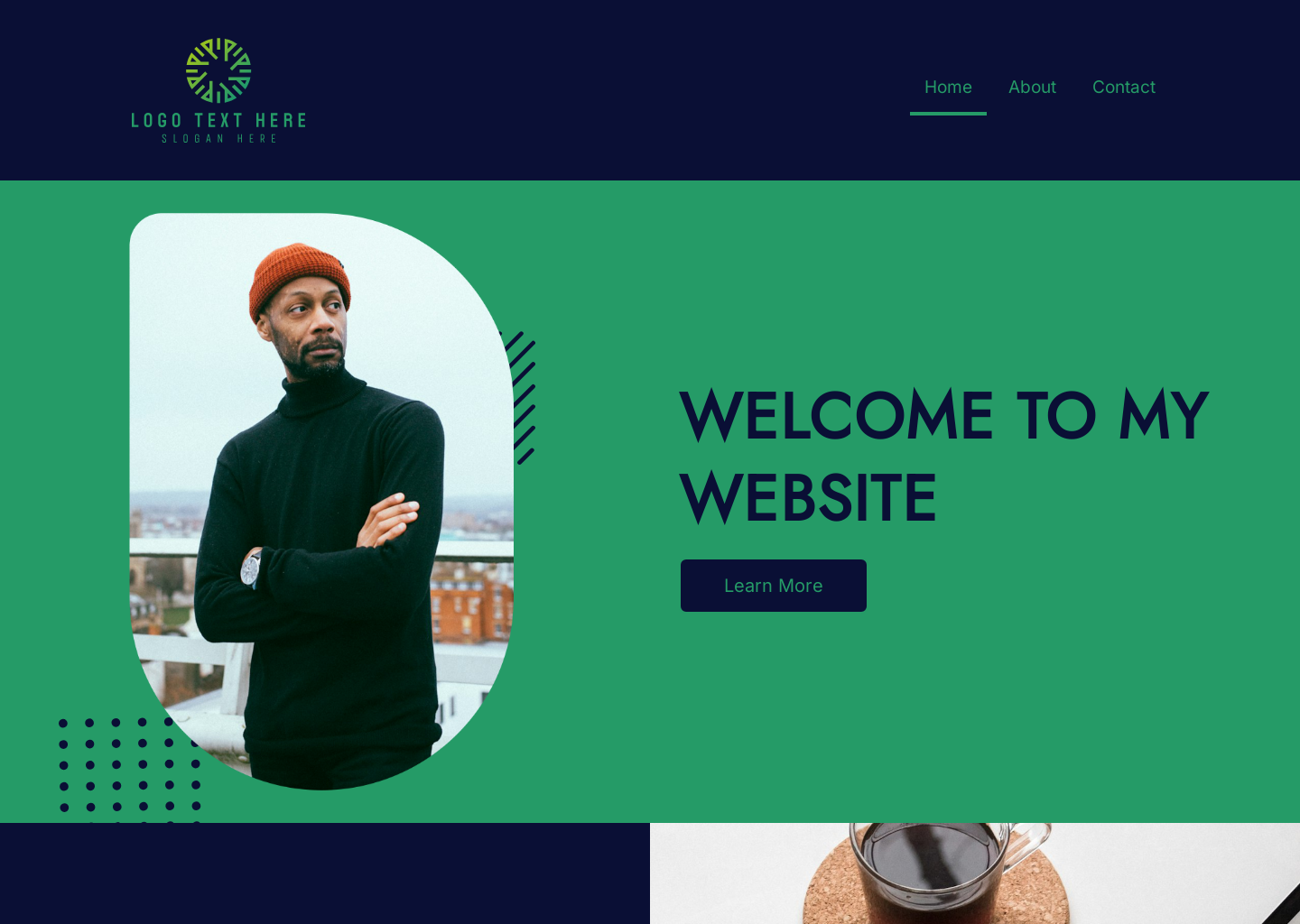 Personal Welcome Website Builder Image Preview