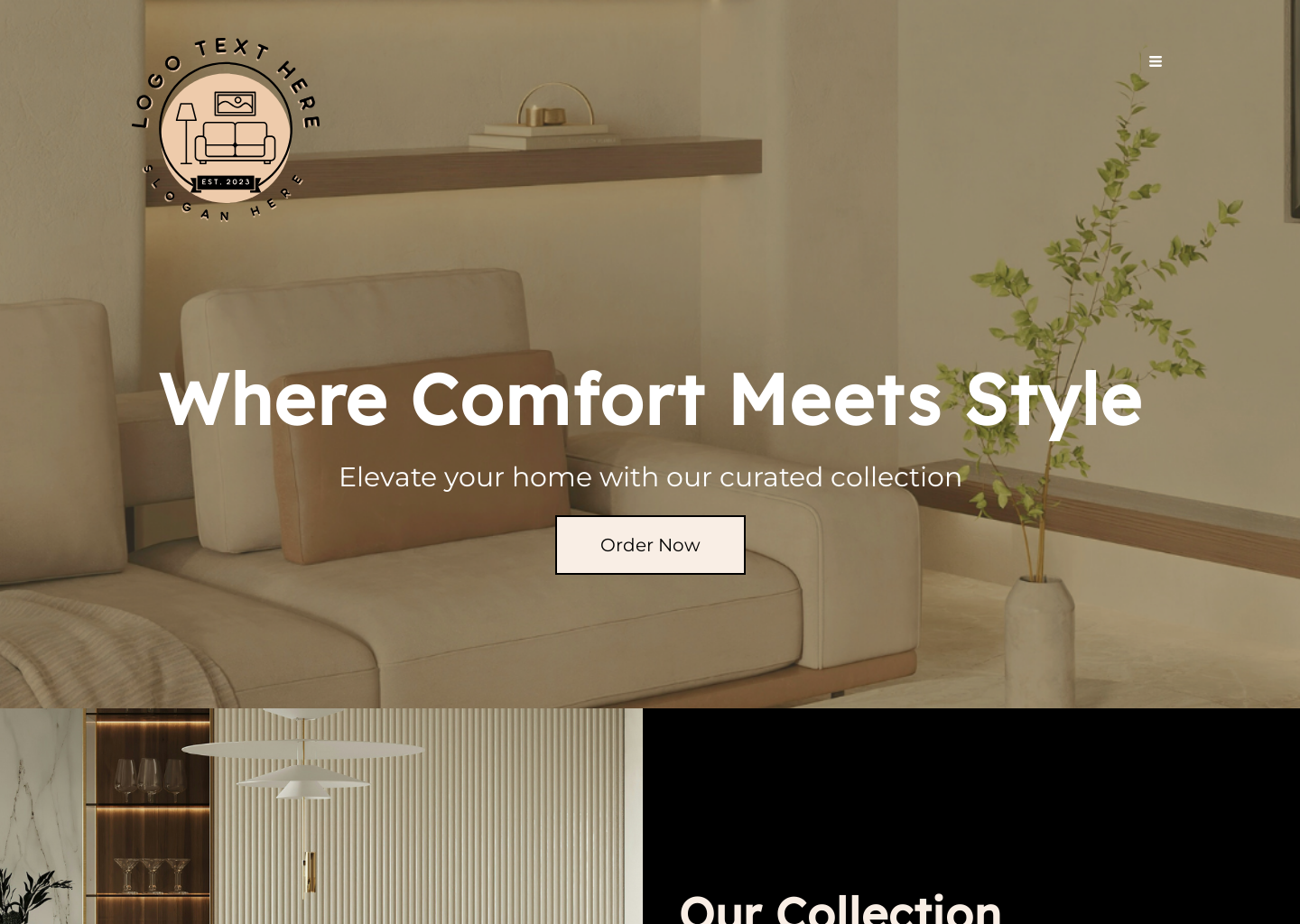 Home Goods Store Website Builder Image Preview