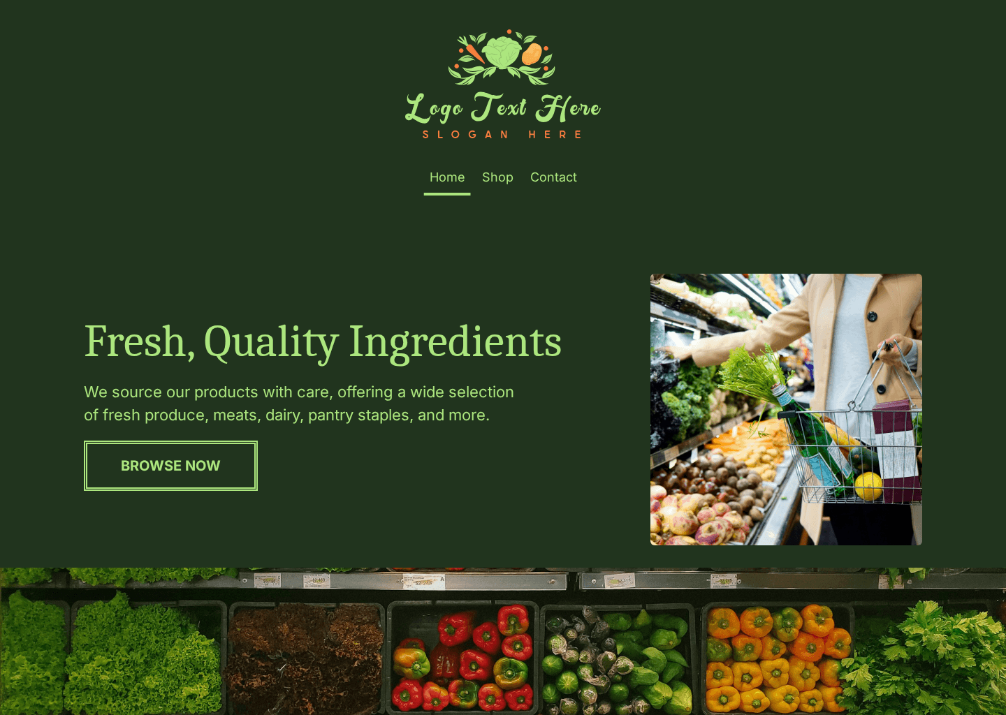 Grocery Made Easy Website Preview