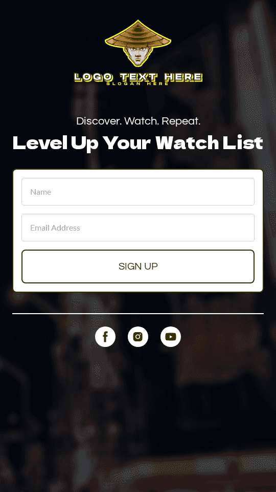 Anime Streaming Signup Link in Bio Preview