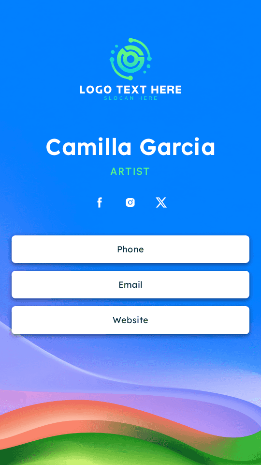 3D Printing Artist Digital Business Card