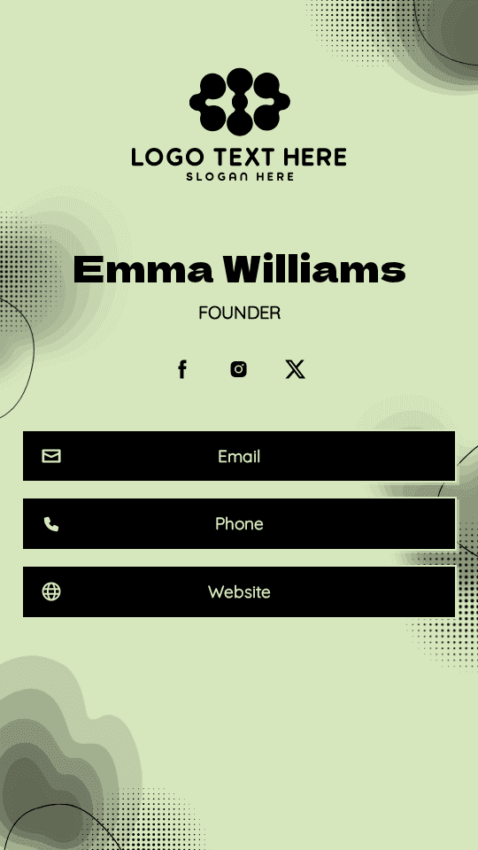 Official Venture Founder Digital Business Card