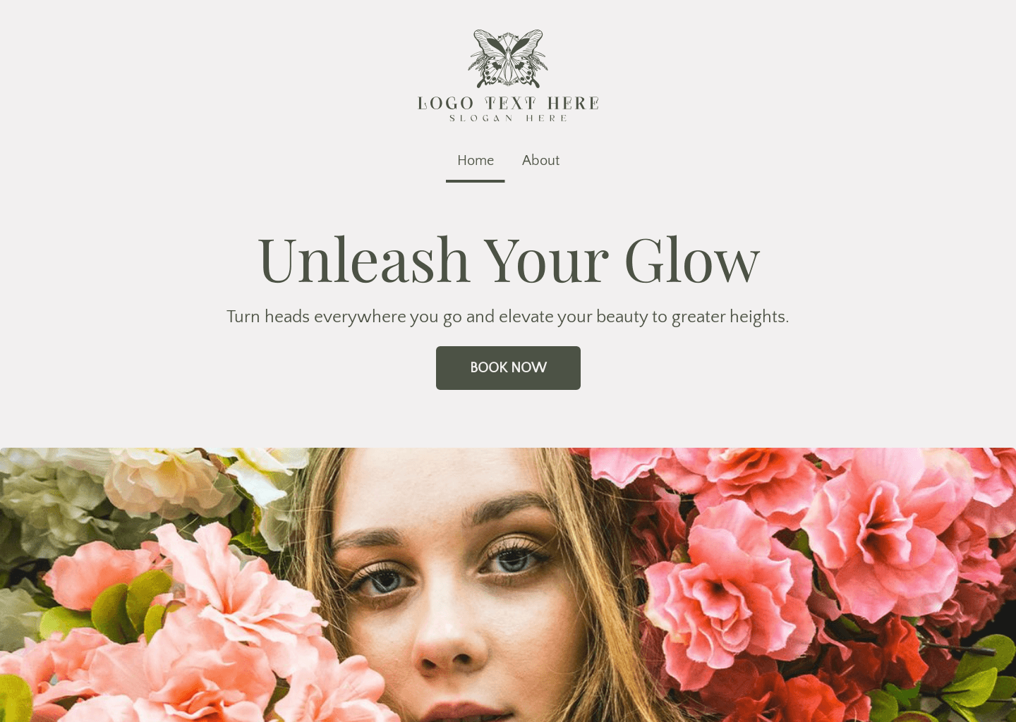 Beauty Business Website Preview
