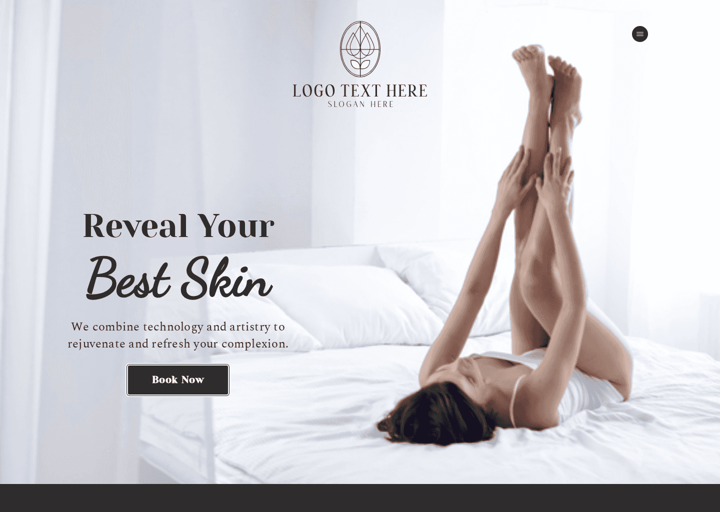 Skincare Aesthetic Clinic Website Preview