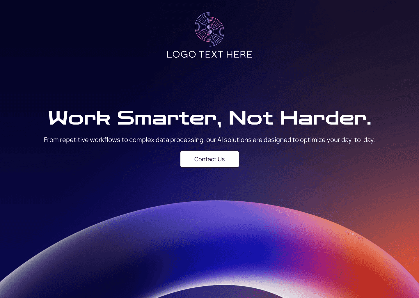 Corporate Technology Automation Website Preview