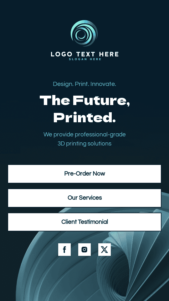 3D Tech Printing Link in Bio Preview