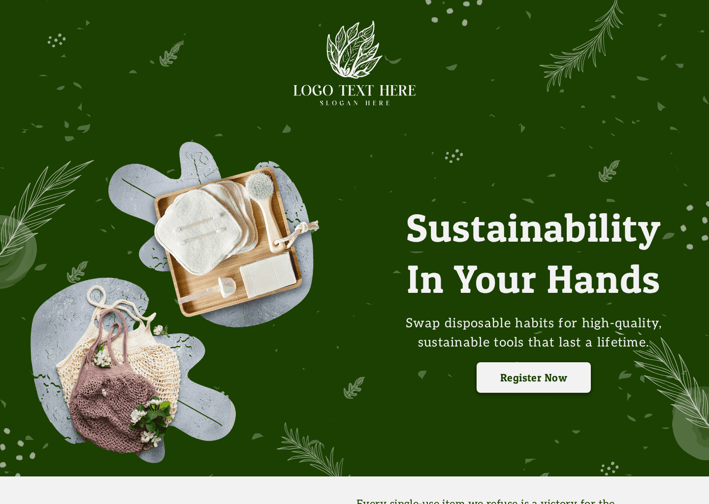 Zero Waste Living Website Preview
