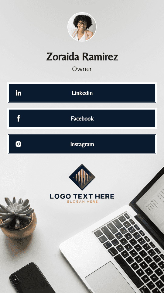 Corporate Admin CEO Digital Business Card